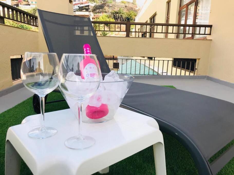 Estudio Con Amplia Terraza En Puerto De La Cruz エクステリア 写真